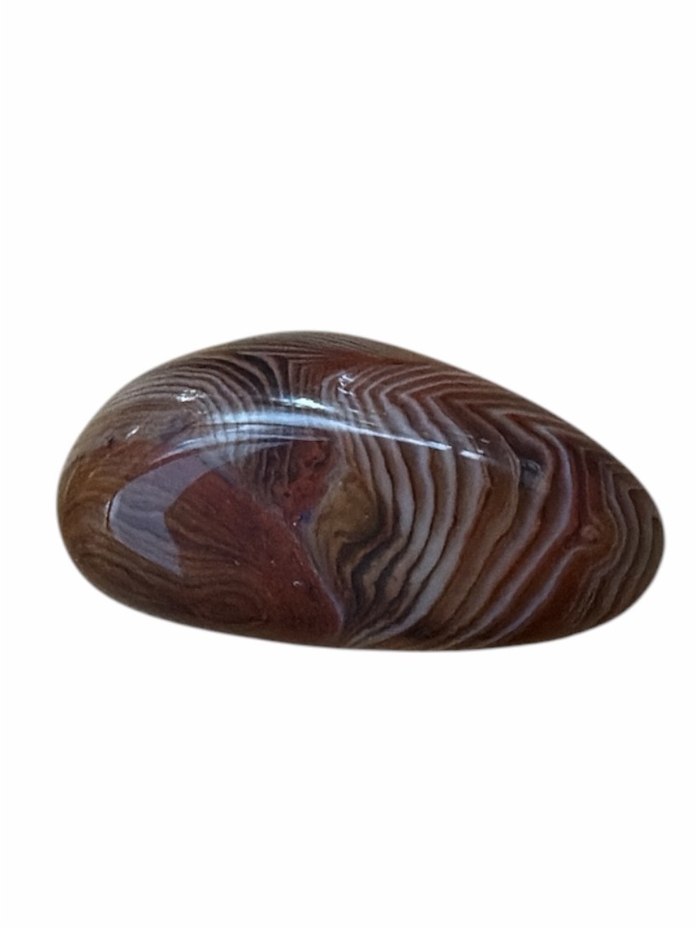 Polished Banded Agate ~2” Decorative Stone New - Picture 1 of 2